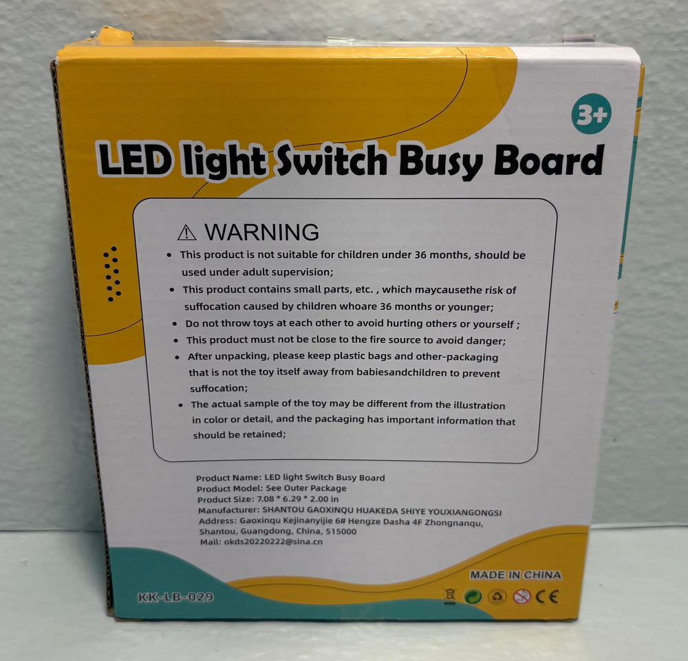 ( shf 01 ) Board with LED Light Switches