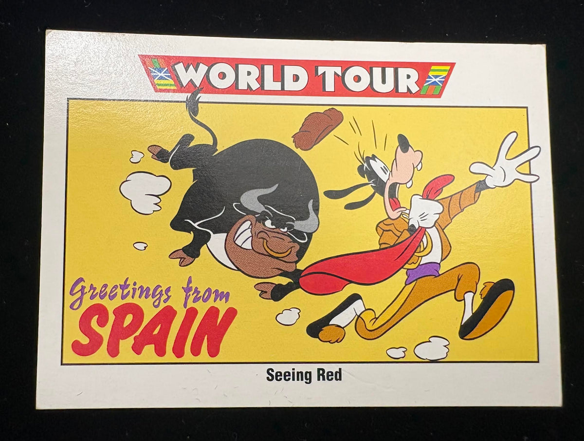(shf V A-1 ) Vintage Disney 1991 Impel Collector Trading Card World Tour Spain