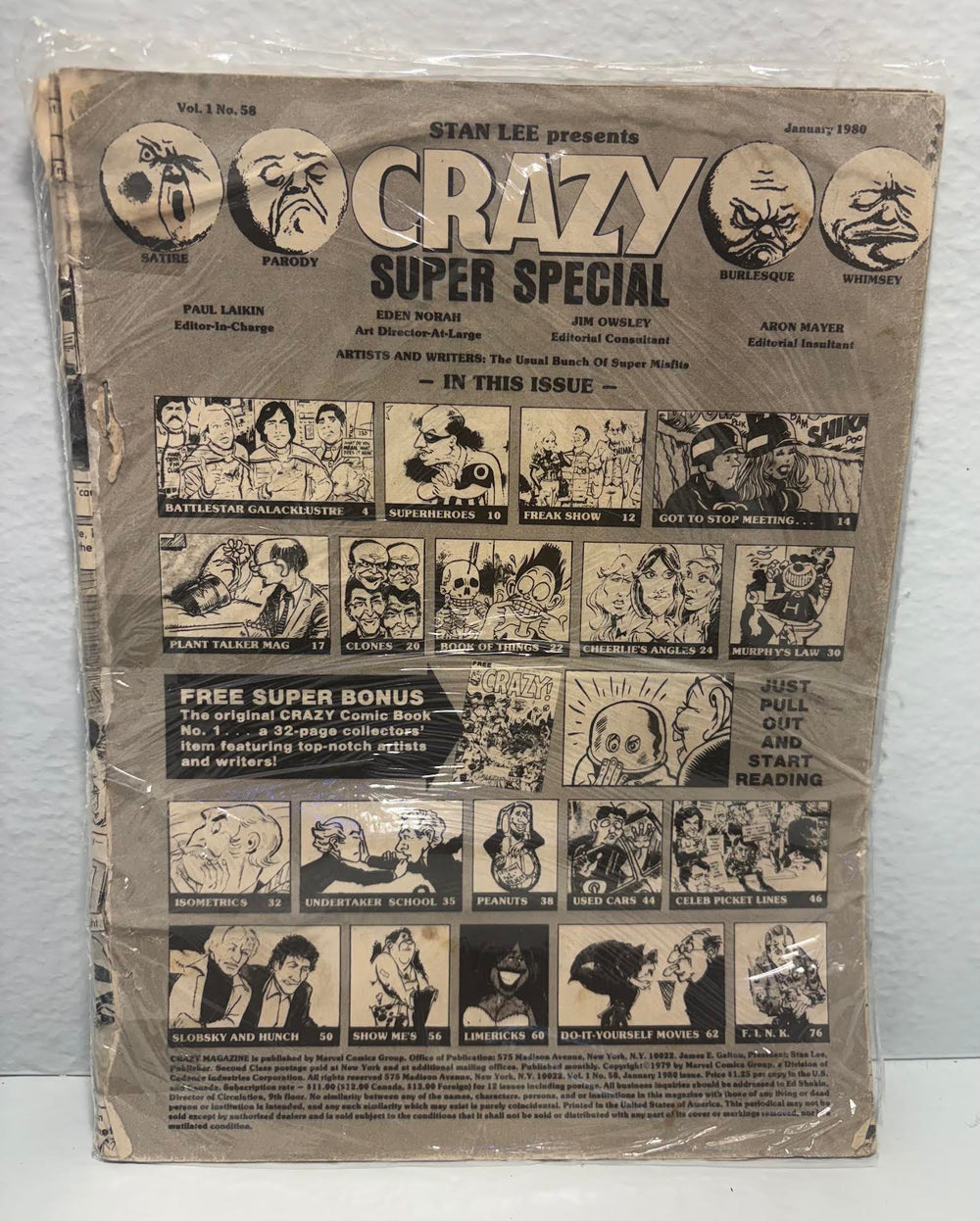 Crazy Magazine #58 October 1960
