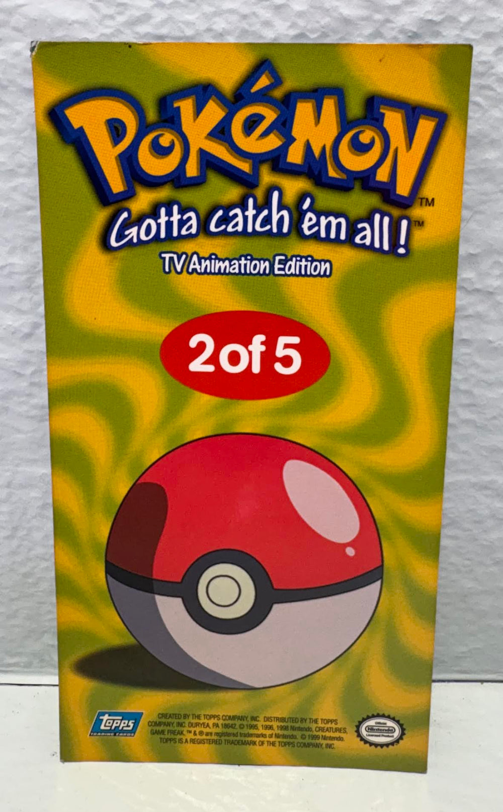 ( shf A-1 ) Vintage 1999 TOPPS POKEMON SQUIRTLE #07 / E7 of 12 MOVIE ANIMATION EDT ORIGINAL