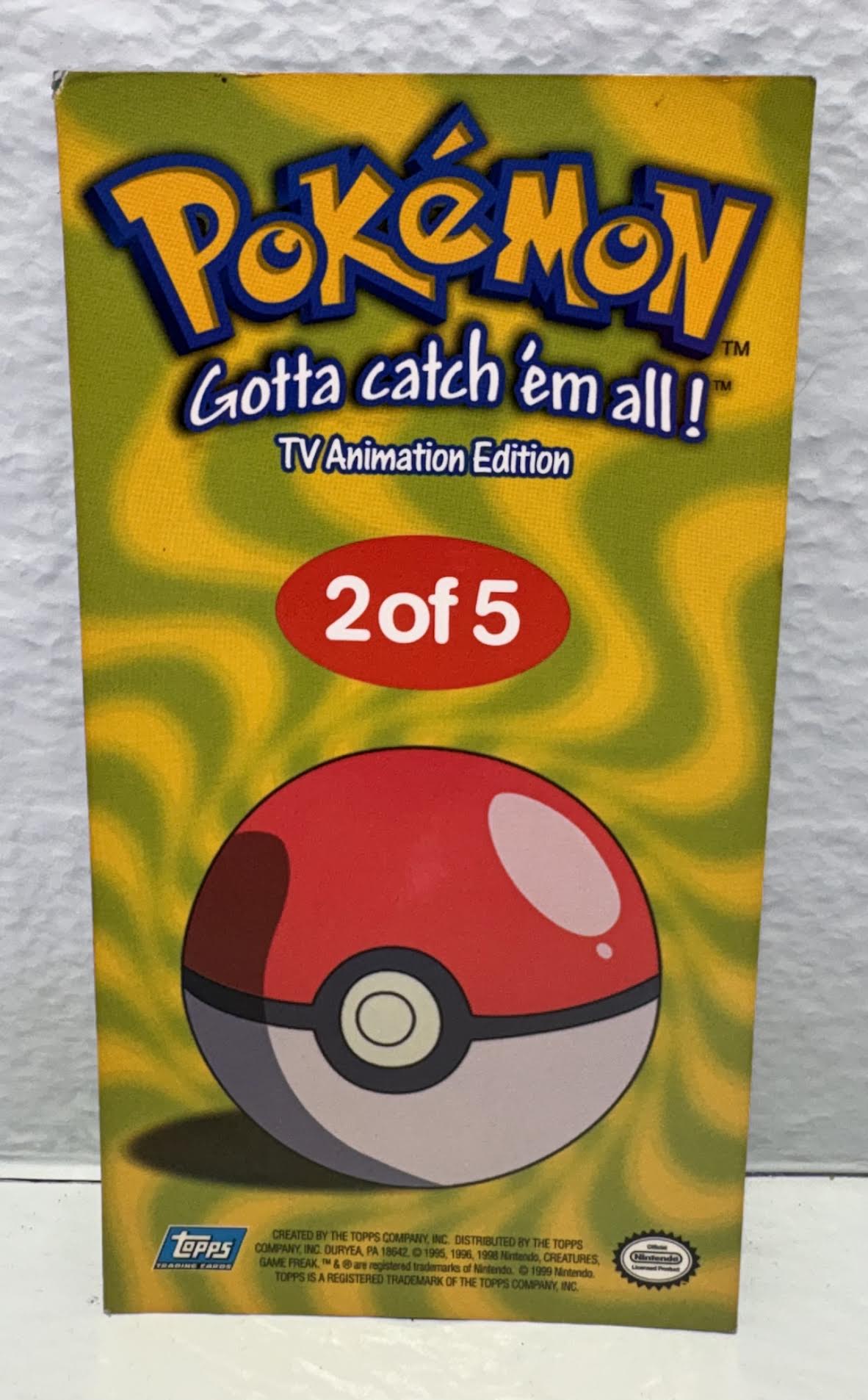 ( shf A-1 ) Vintage 1999 TOPPS POKEMON SQUIRTLE #07 / E7 of 12 MOVIE ANIMATION EDT ORIGINAL