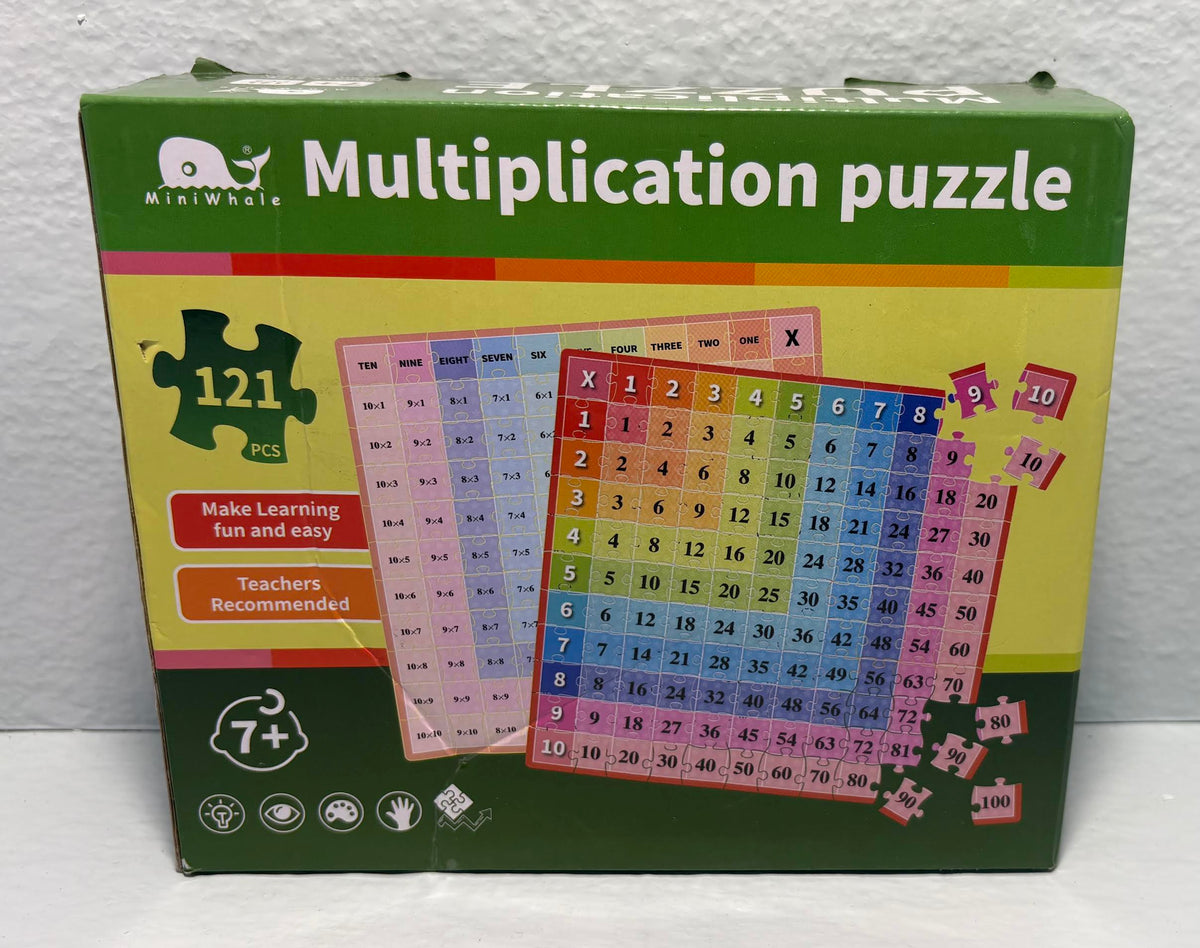 ( shf 01 ) Multiplication Puzzle Chart