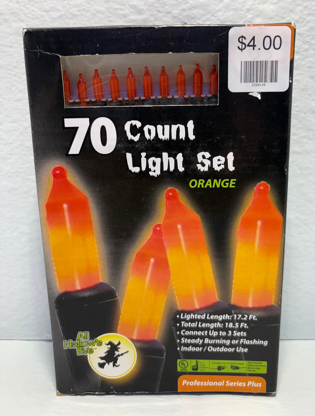 ( shf 2 )  All Hallow's Eve Halloween  pack of 70 Multi String Light Set