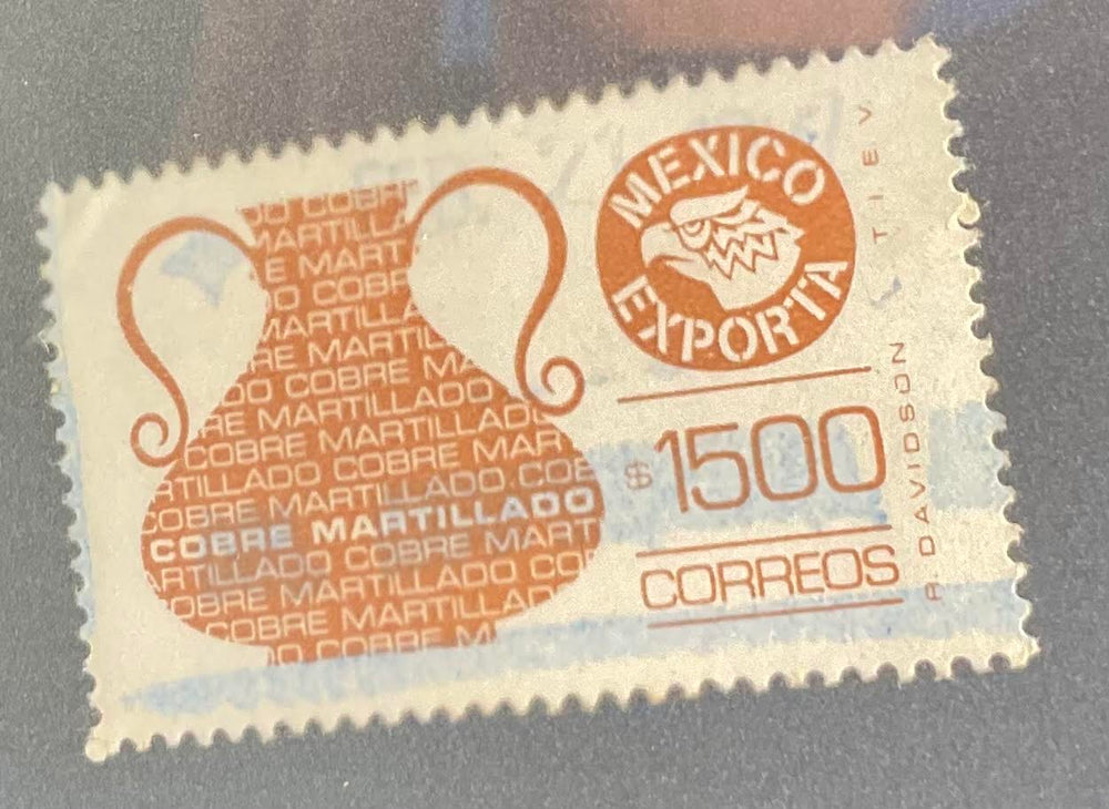 ( shf 32 ) Mexico Exporta Timbre $1500 Cob. Marti. T13 Mint Nh Fi