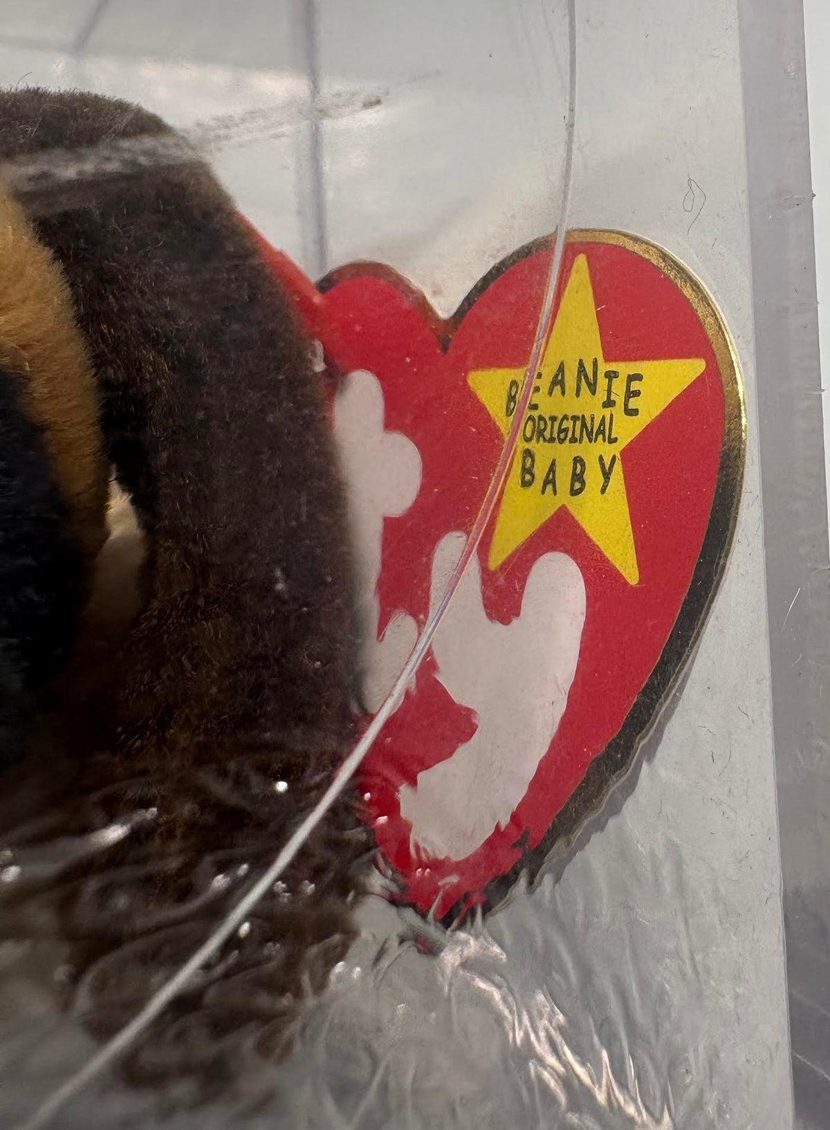 ( shf 01 ) Ty Beanie Baby: Bernie the St. Bernard Dog | Stuffed Animal | MWMT
