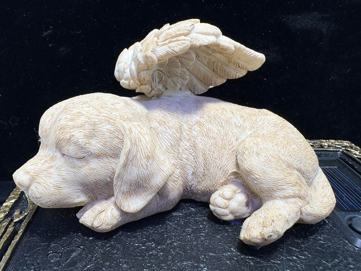 ( shf 14 ) solar light dog memorial garden