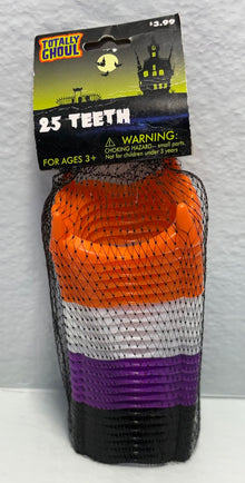 ( shf L ) Halloween Vampire Teeth Fake Fangs,Orange, Purple, Black, Green