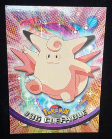 (shf V A-1 ) Vintage 2000 Topps Chrome Pokemon TV Clefable #36