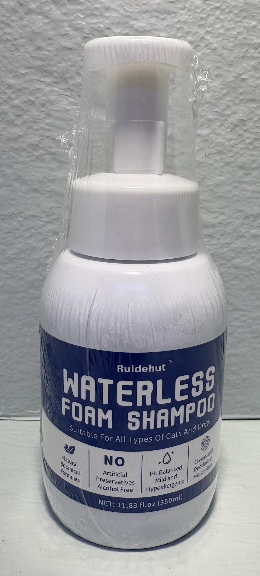 ( shf 14 ) Waterless Foam Shampoo cats and Dogs 350ml