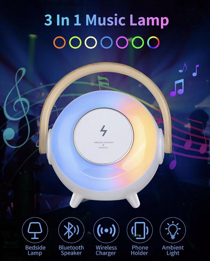 ( shf  19 ) Wieless Charging Music Night Light PX-03