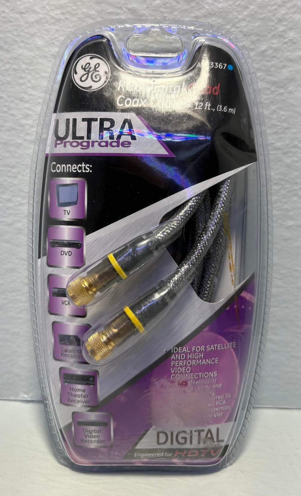 ( shf 27 ) RG6 Digital coax cable 12 ft