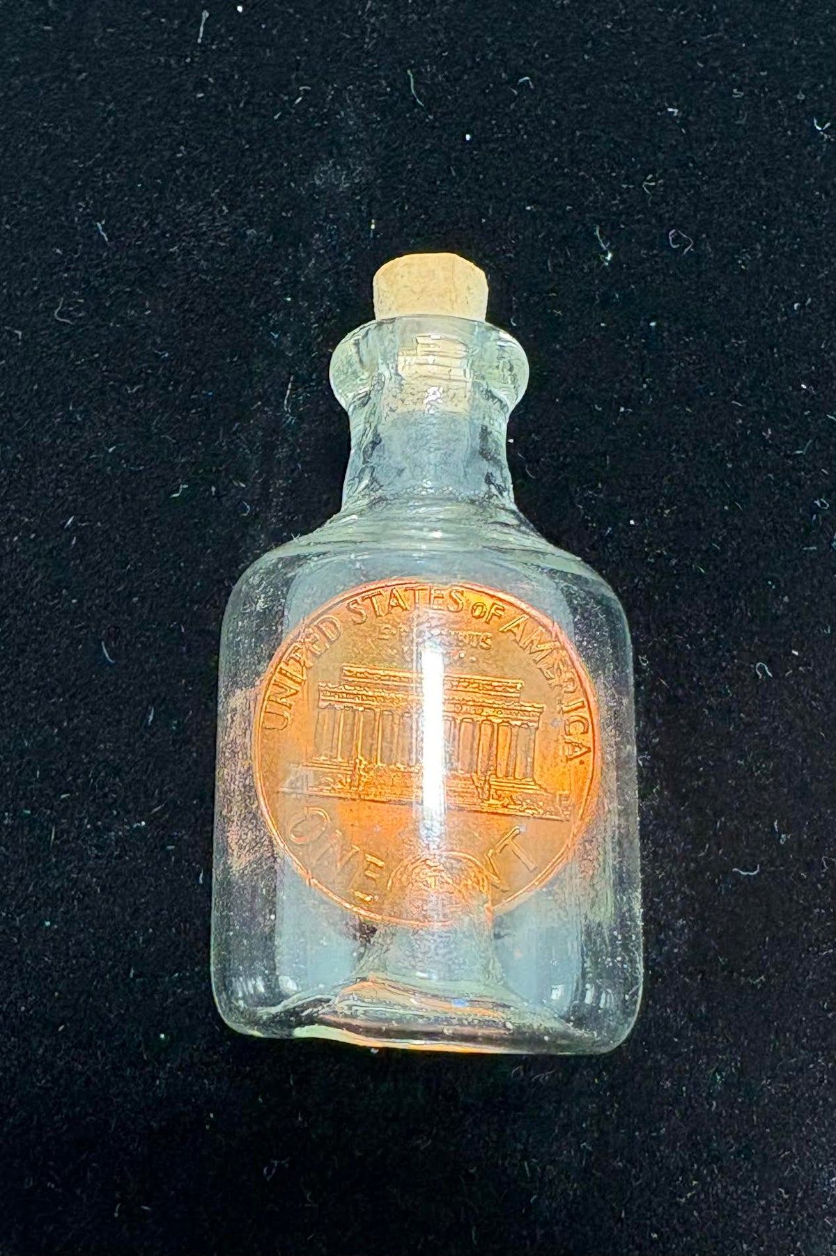 ( shf 32 ) glass bottle miniature
