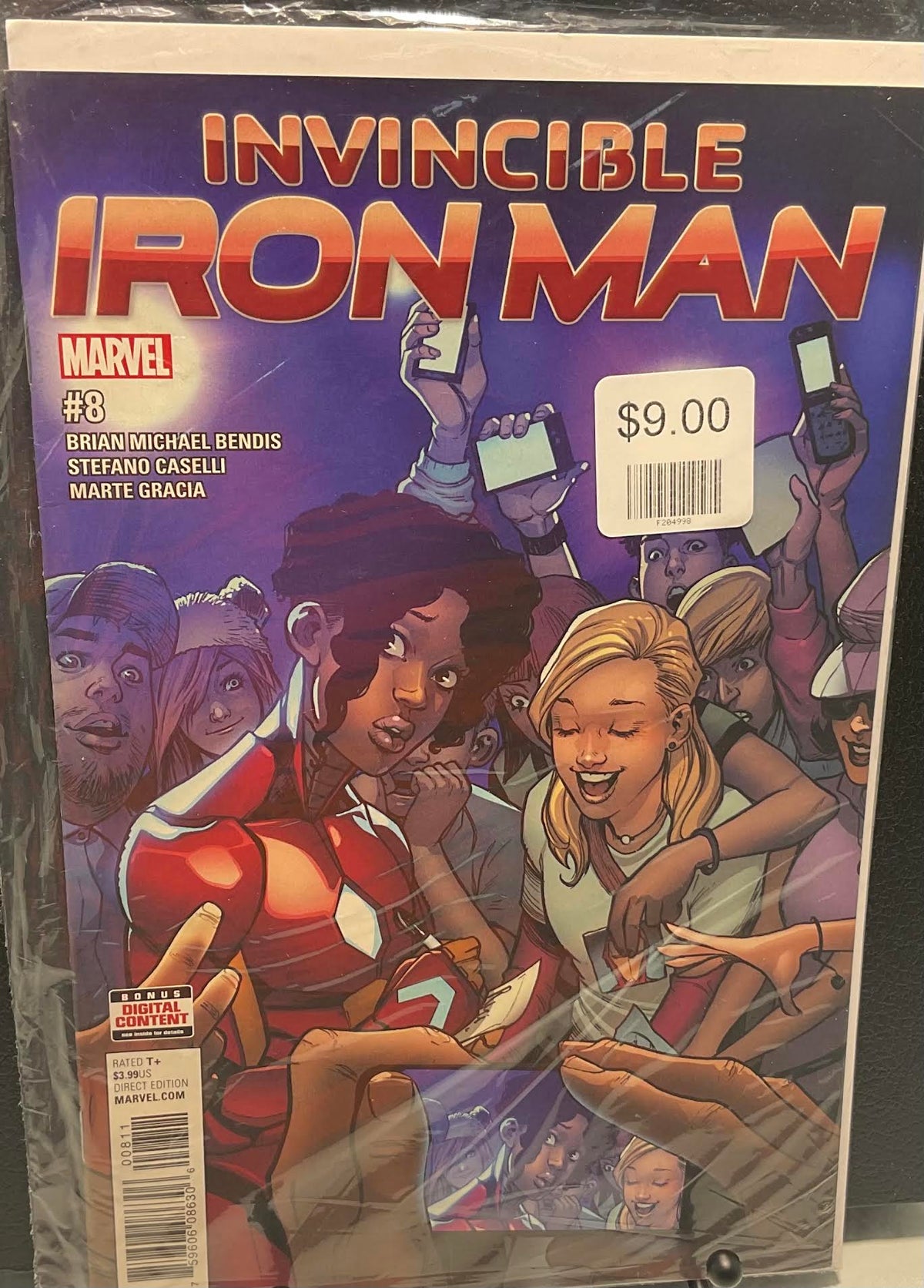 MARVEL COMICS INVINCIBLE IRON MAN #8 AUGUST 2017