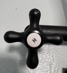 ( shf 29 ) Wall-Mounted Kitchen Faucet. Matte Black, Utility Sink Faucet.