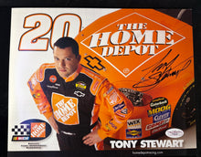( shf V ) Vintage Autographed Tony Stewart Picture