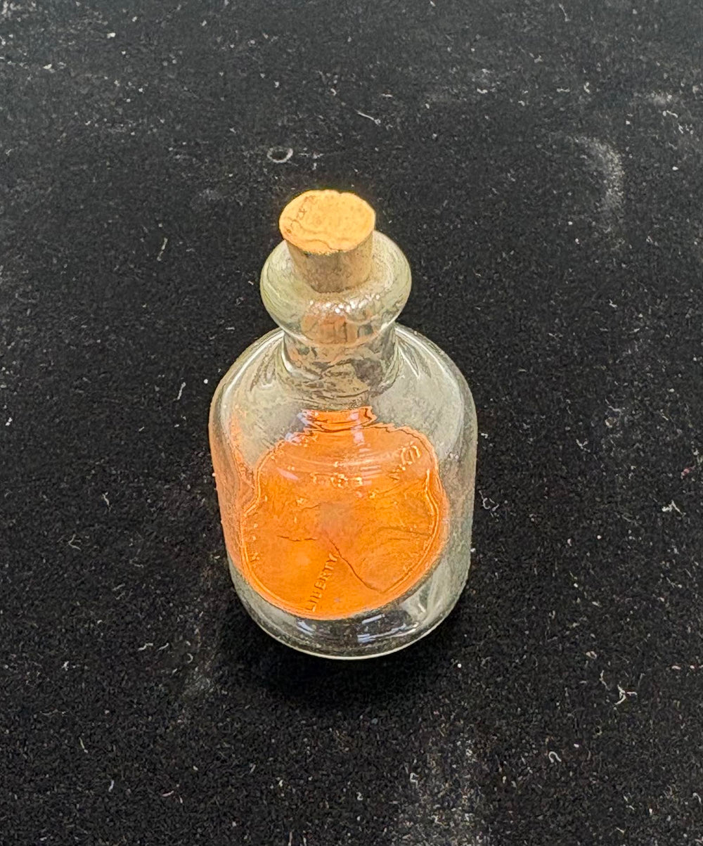 ( shf 32 ) glass bottle miniature