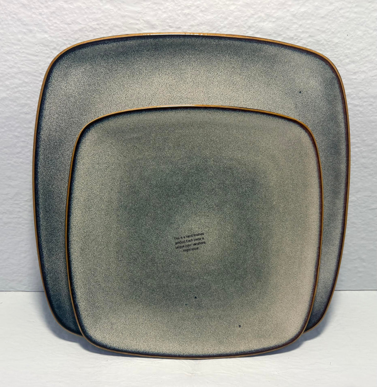 ( shf 6 ) Amorarc 12-Piece Handmade Stoneware Set with Reactive Glaze – Rustic Style