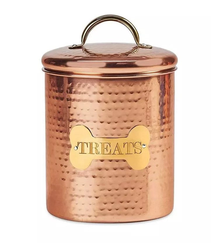 ( shf 14 ) NuSteel Hammered Stainless Steel JAR / 7 height 5 width