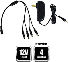 ( shf 27 ) Night Owl Security Camera Power Adapter with 4-Way Power Splitter Style:Power Adapter