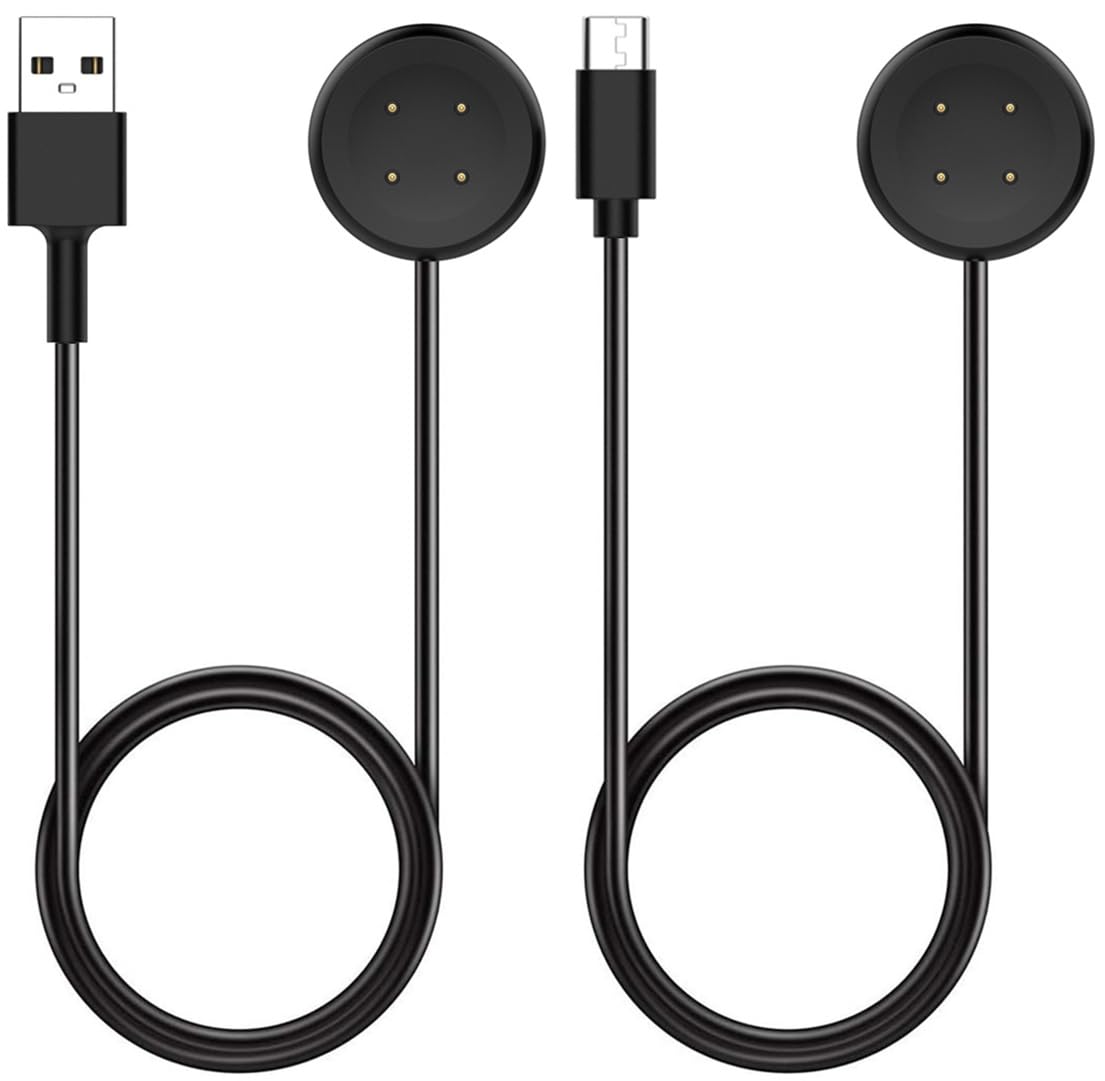( shf 27 ) USB-A/C Charger for Google Pixel Watch 2 & 3 Smartwatch (Black)