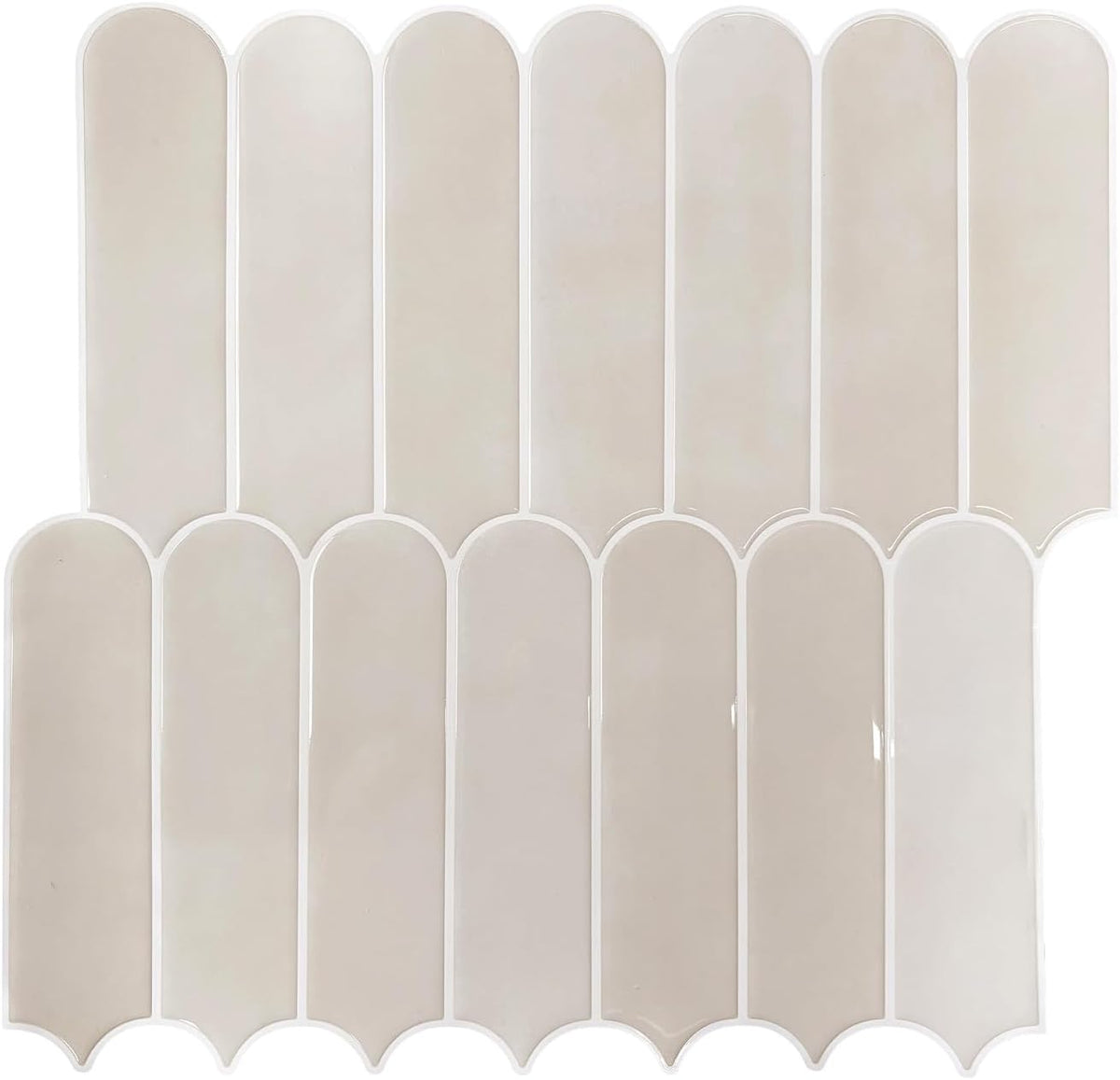 ( shf 31 ) Peel and Stick Backsplash Tile, 10 Sheets 12''x12'' Kitchen