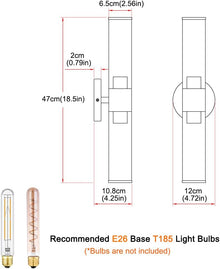 ( shf 29 ) Brushed Gold Wall Sconces
