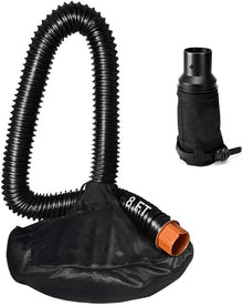 ( shf 29 ) Leaf Collector Compatible with Worx Leaf Blower & Vacuum, Includes Adjustable Adapter Fits 2.3"-5" Connection Ports, 2-8FT Hose, and Mesh Hood