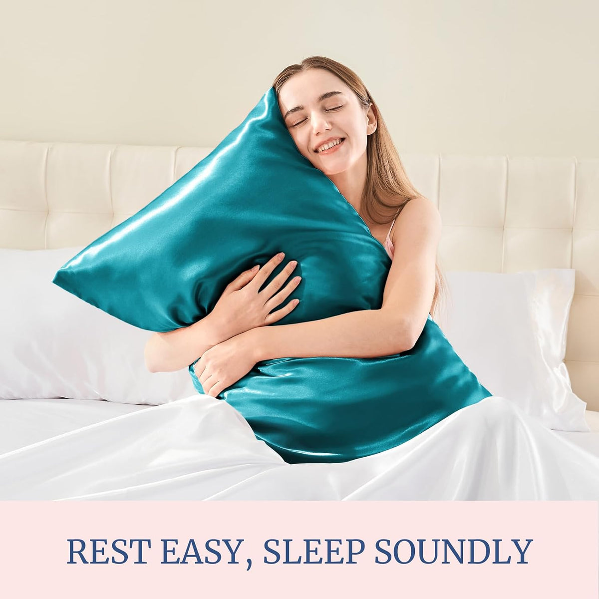 ( shf 25 ) BEDELITE Satin Pillowcases, King Size 20x40 Inch