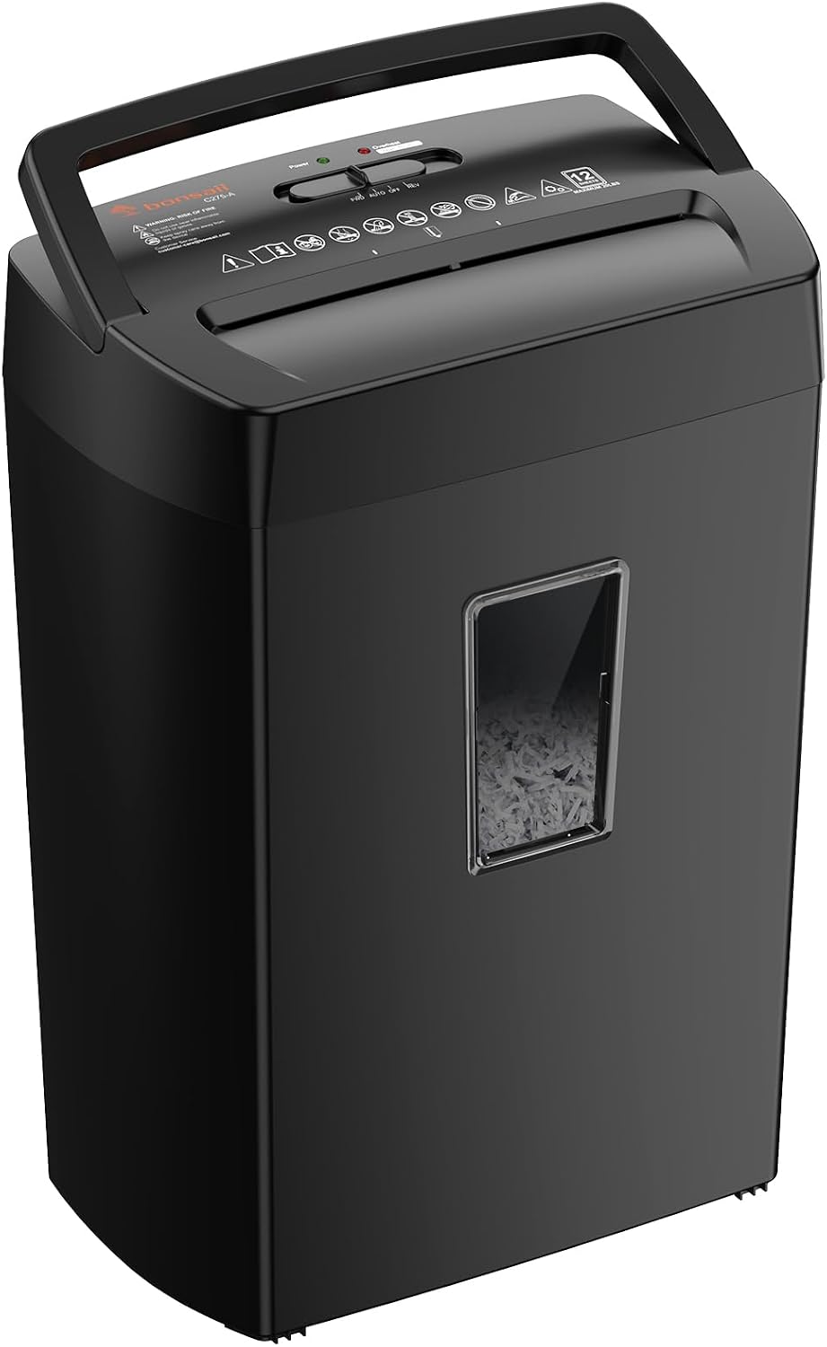 Bonsaii 12-Sheet Cross Cut Paper Shredder