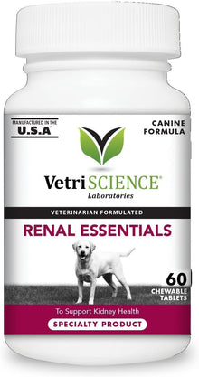 ( shf 14 ) VetriScience Kidney Health Chewable Tablets for Dogs, 60