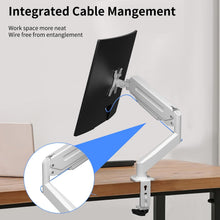 ( shf 29 ) Suptek Monitor Mount Gas Spring Monitor Arm Desk Mount Fully Adjustable