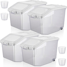 ( shf 35 ) Sunnyray 4 Pcs Rice Storage Container