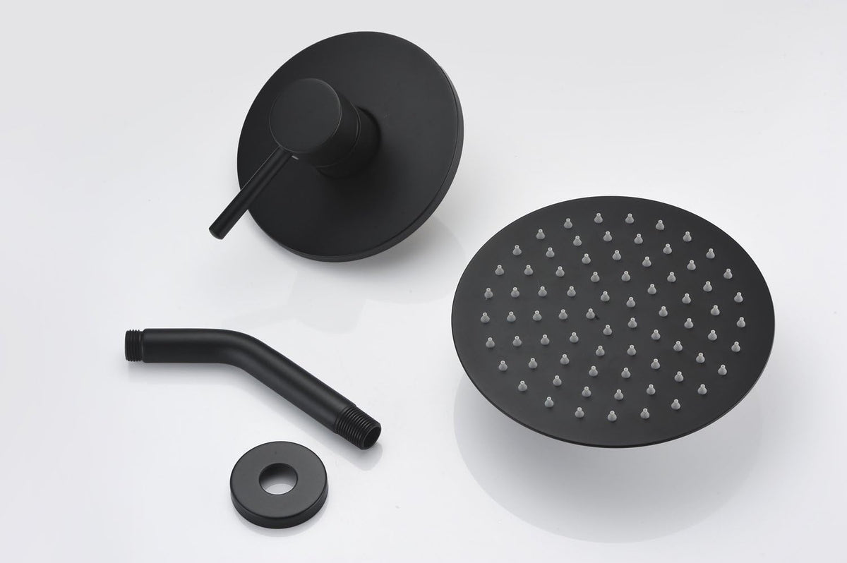 ( shf 31 ) Shower Faucet Set with Pressure Balance Valve, Black