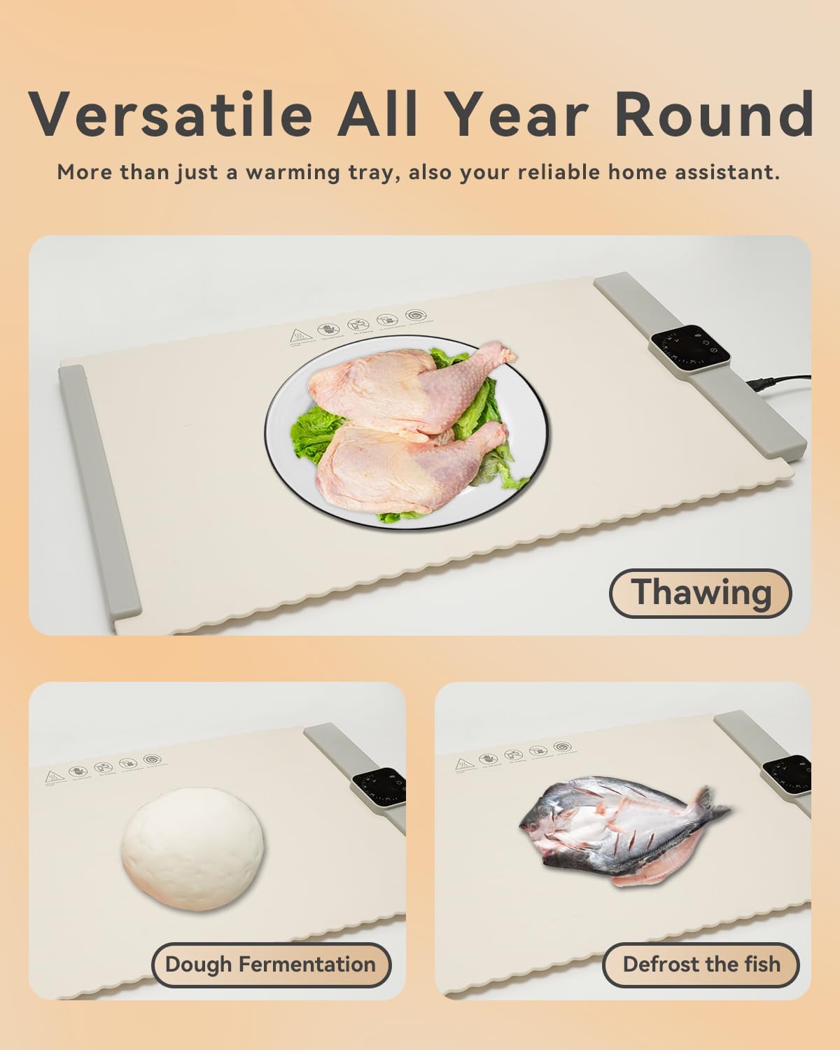 ( shf 30 ) JustZuru Food Warmer Mat, Electric