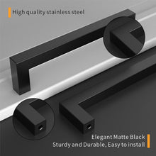 ( shf 30 ) Amerdeco 10 Pack Matte Black Cabinet Pulls 4-1/2