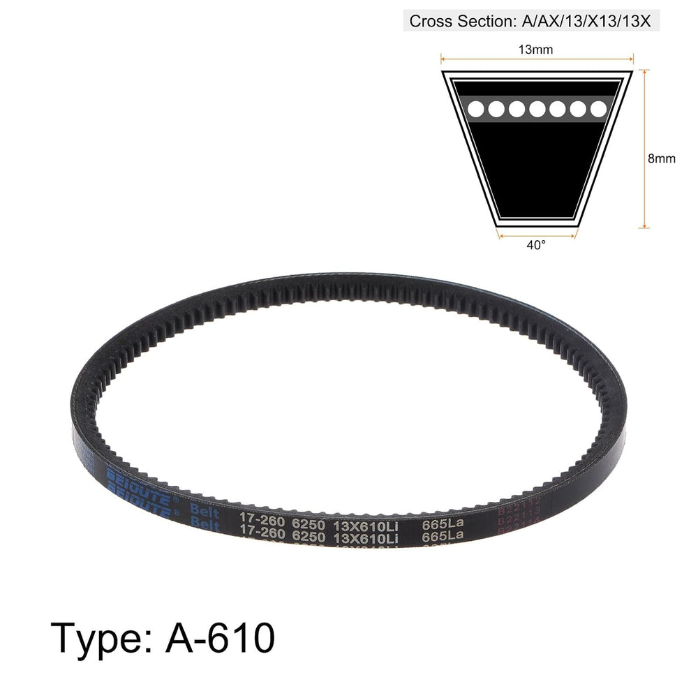 HARFINGTON 1pcs 13x610 Cogged V-Belts