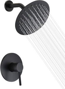 ( shf 31 ) Shower Faucet Set with Pressure Balance Valve, Black