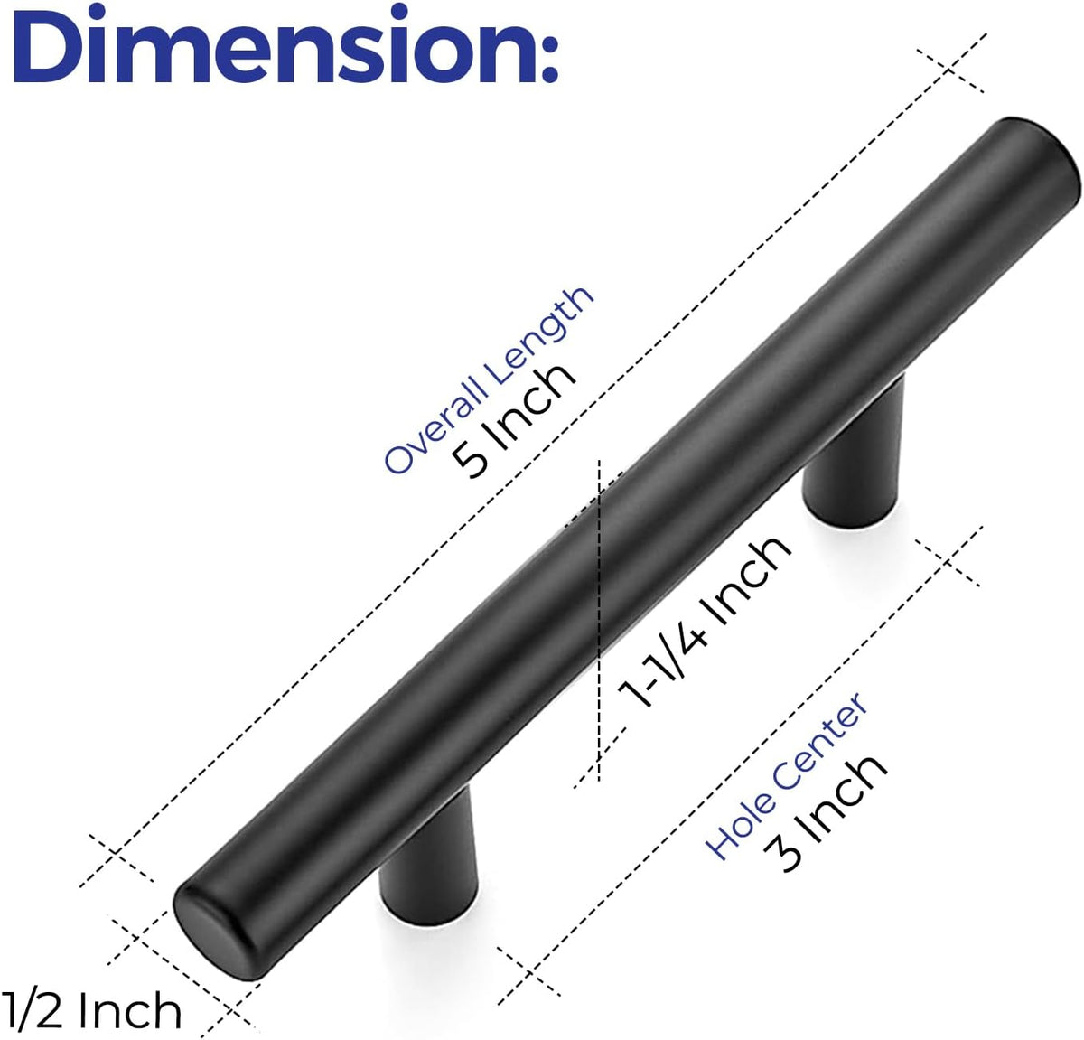 ( shf 26 ) Ravinte Cabinet Handles,5"