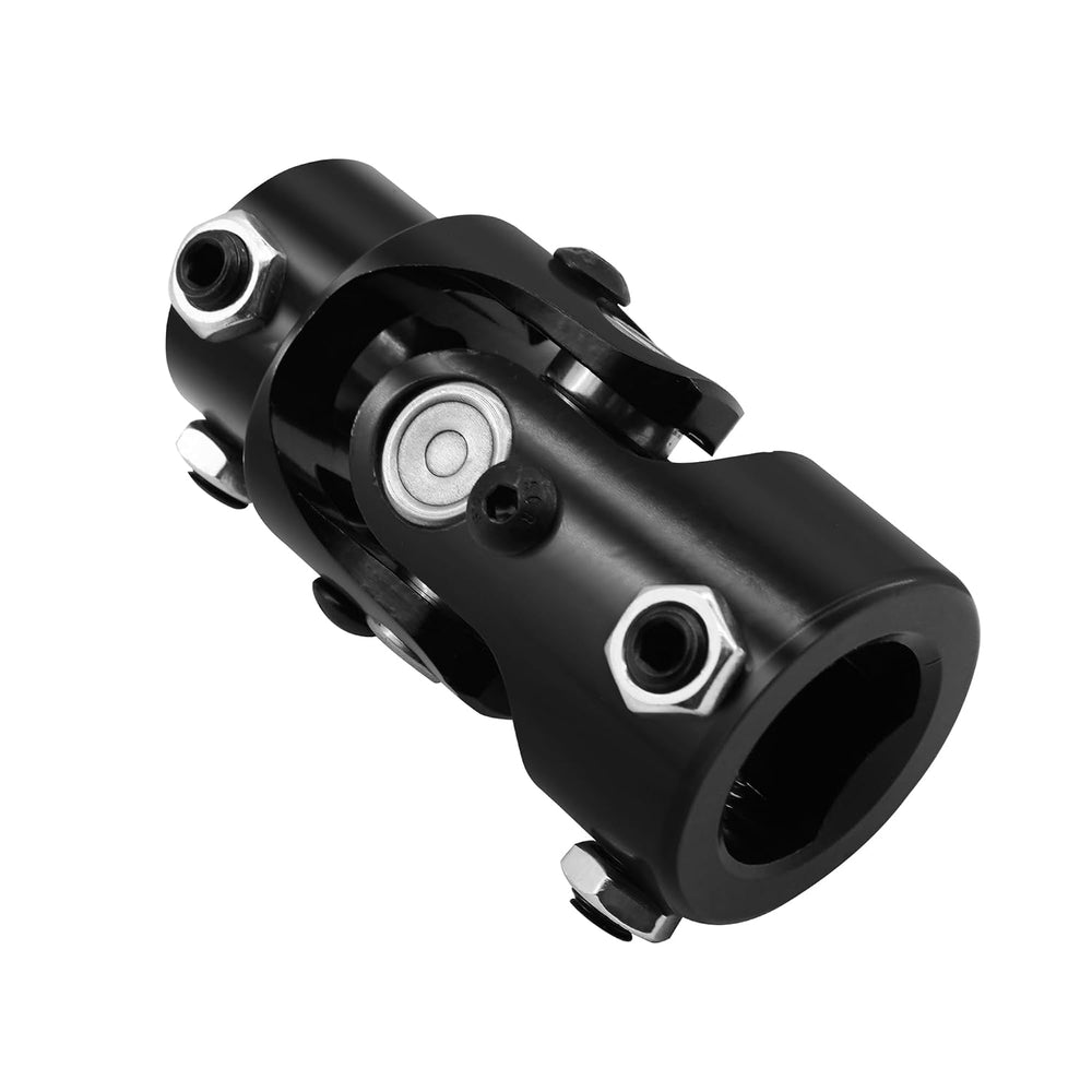 ( shf 32 ) 3/4" DD X 3/4" DD Black Single Steering Shaft Universal