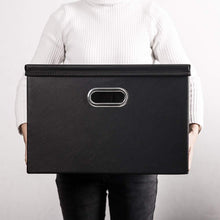 ( shf 25 ) PRANDOM Large Foldable Storage Bins with Lids
