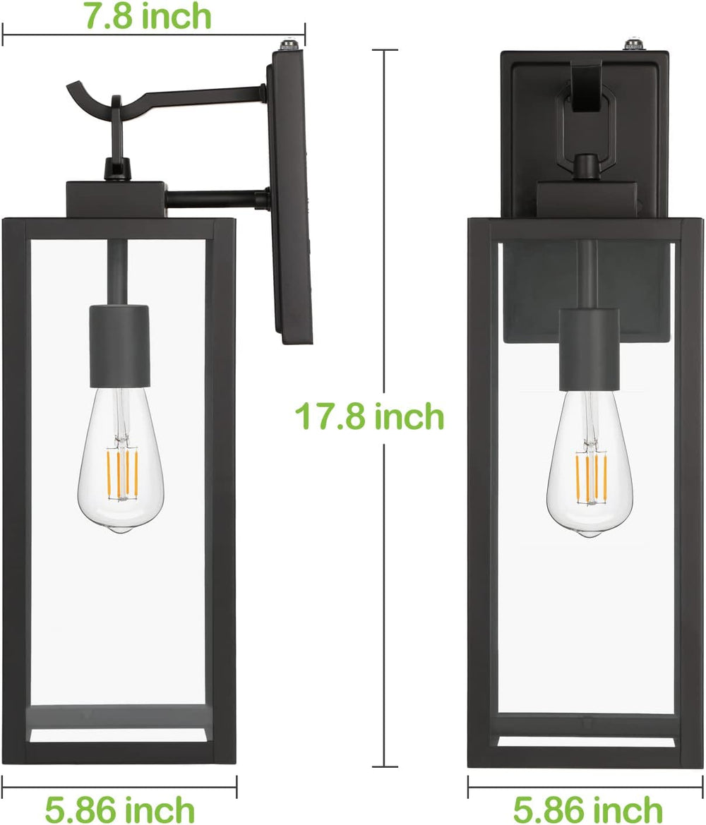 ( shf 31 ) hykolity Large Dusk to Dawn Outdoor Lighting, 18 Inch Outdoor Wall Lights