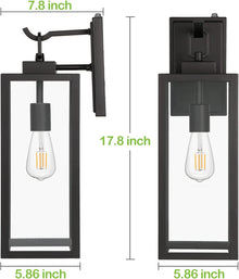 ( shf 31 ) hykolity Large Dusk to Dawn Outdoor Lighting, 18 Inch Outdoor Wall Lights