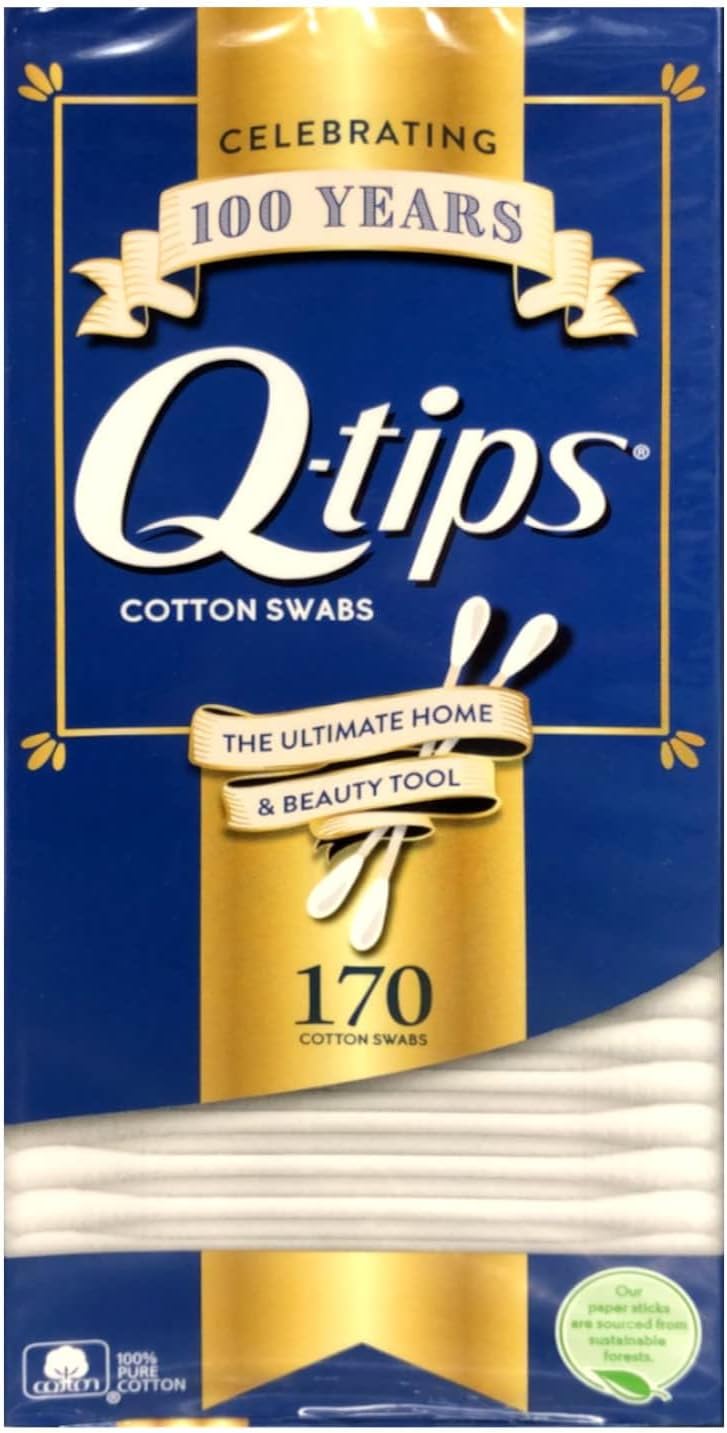 ( shf 15 )  Q Tips Cotton Swabs Size 170s Q-Tips Cotton Swabs 170