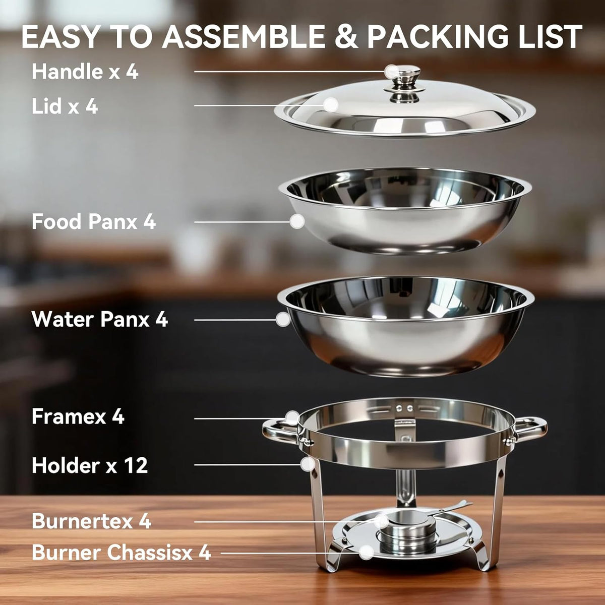 ( shf 34 ) Chafing Dishes for Buffet