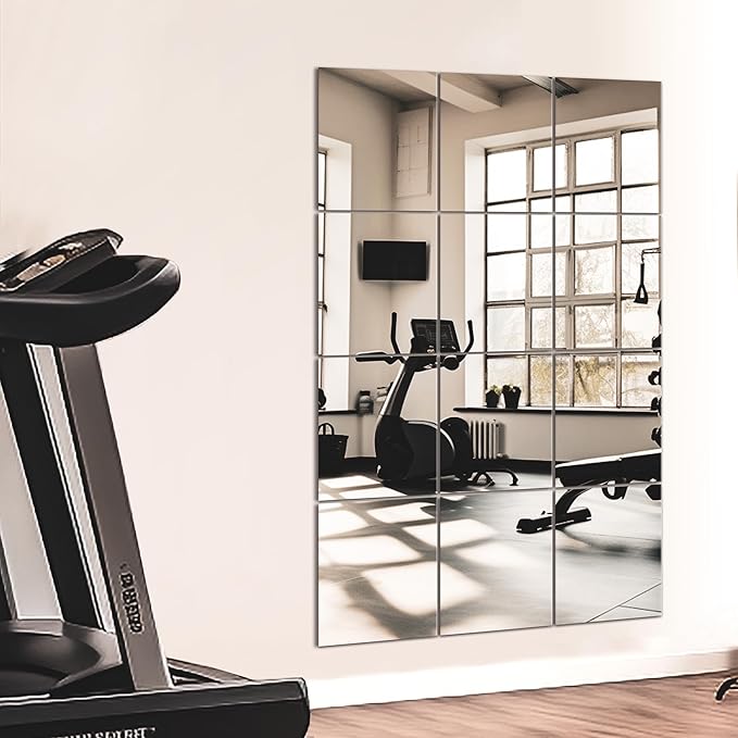 ( shf 30 )TRAHOME Home Gym Mirror Tiles for Wall