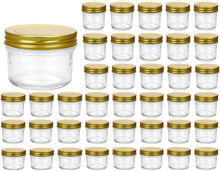 ( shf 31 ) Mini Mason Jars 4 oz, 40 Pack Small Glass Jars with Lids