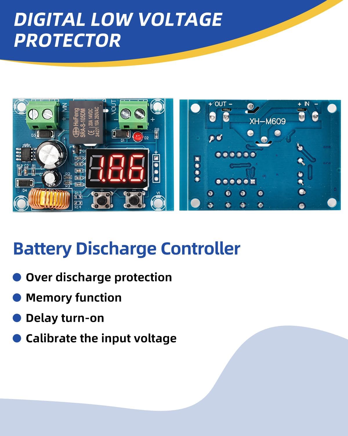 ( SHF 32 ) 12V-36V DC Voltage Protection Module Digital