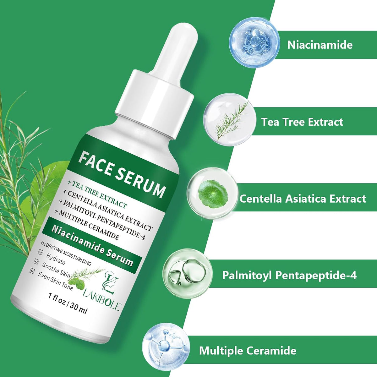 ( shf 15 )  Packaging for 2% Hyaluronic Acid Serum with Advanced Peptide Complex