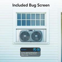 ( shf 33 ) Comfort Zone Reversible Twin Window Fan