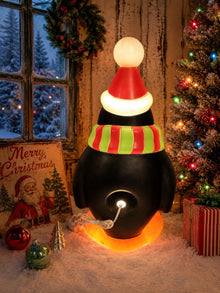 ( shf 34 ) Blow Mold Chilly Willy Penguin Light Up